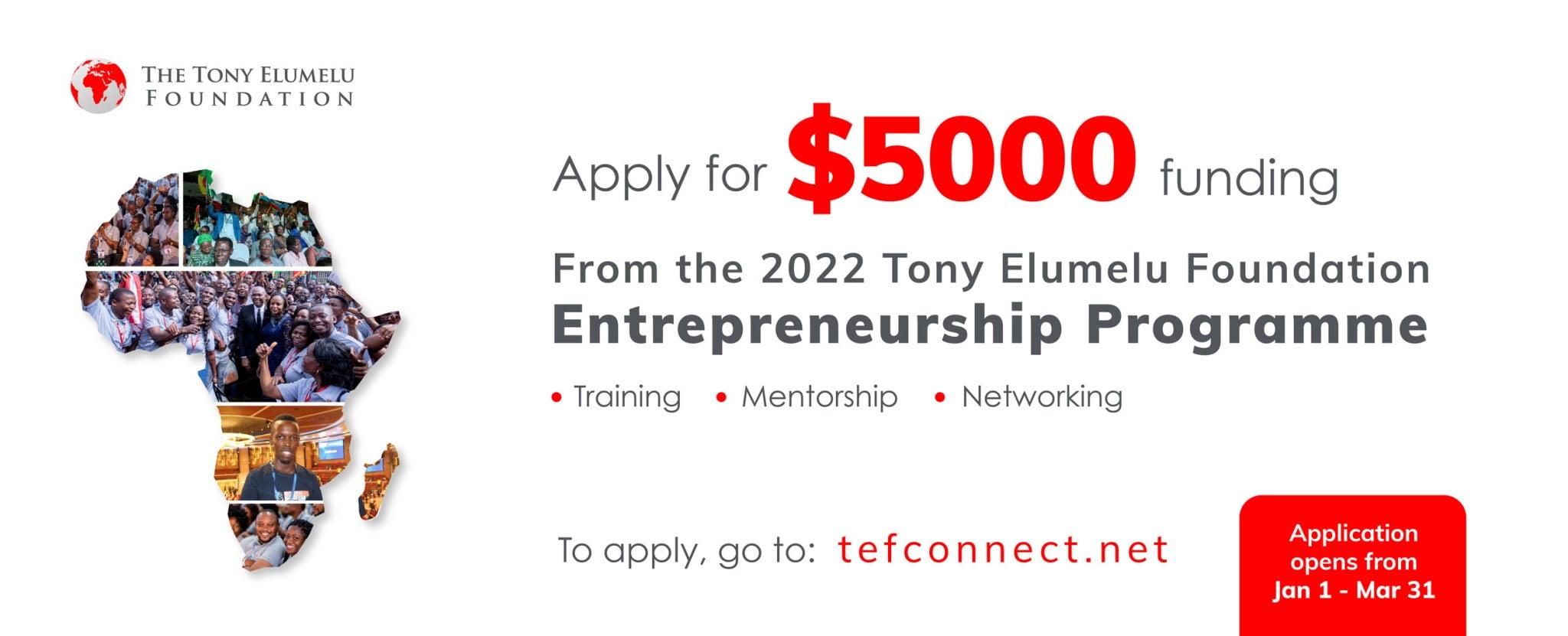 African Entrepreneurs: Apply NOW for $5000 grant